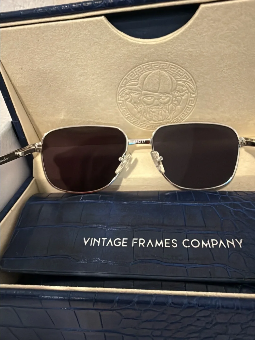 Vintage Frames Company SOUTH WEST LOVE COLLECTION 24KT TWO-TONE WHITE GOLD